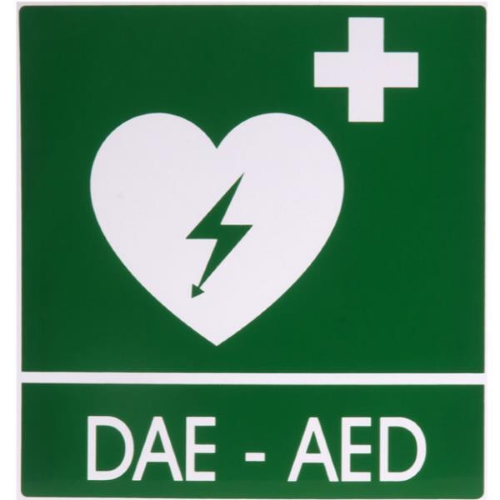 GIMA CARTELLO AED 29X36 - ALLUMINIO